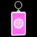 One Great Work Keychain – Pink
