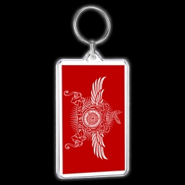 One Great Work Network Keychain – Red